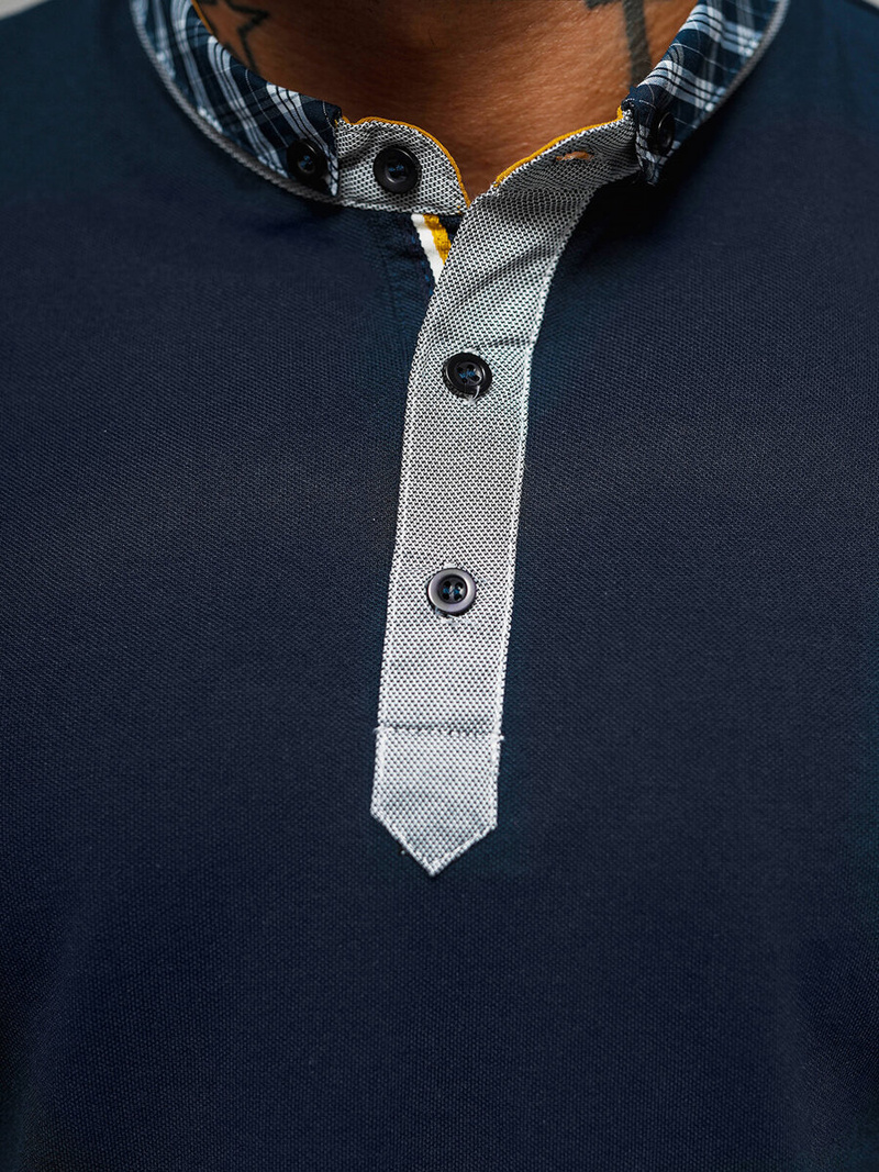 Pánska Polokošeľa Námornícka Modrá OZONEE O/DA803