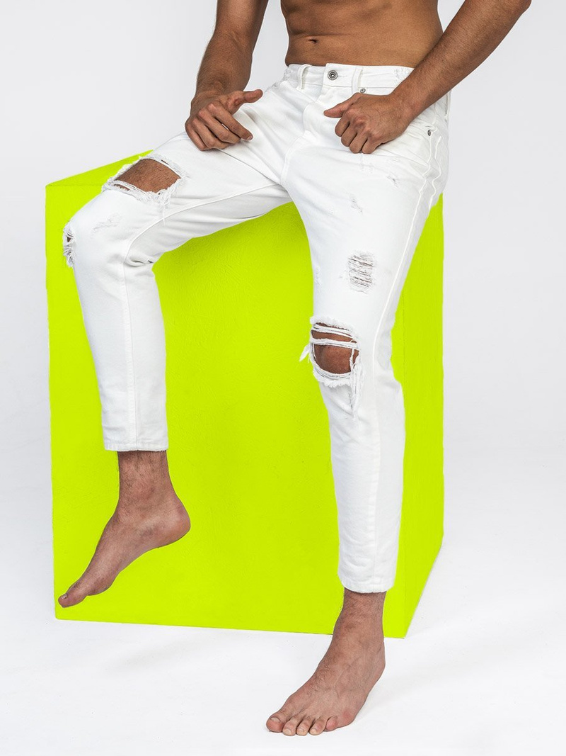 Pánske rifle Biele OZONEE B/55082