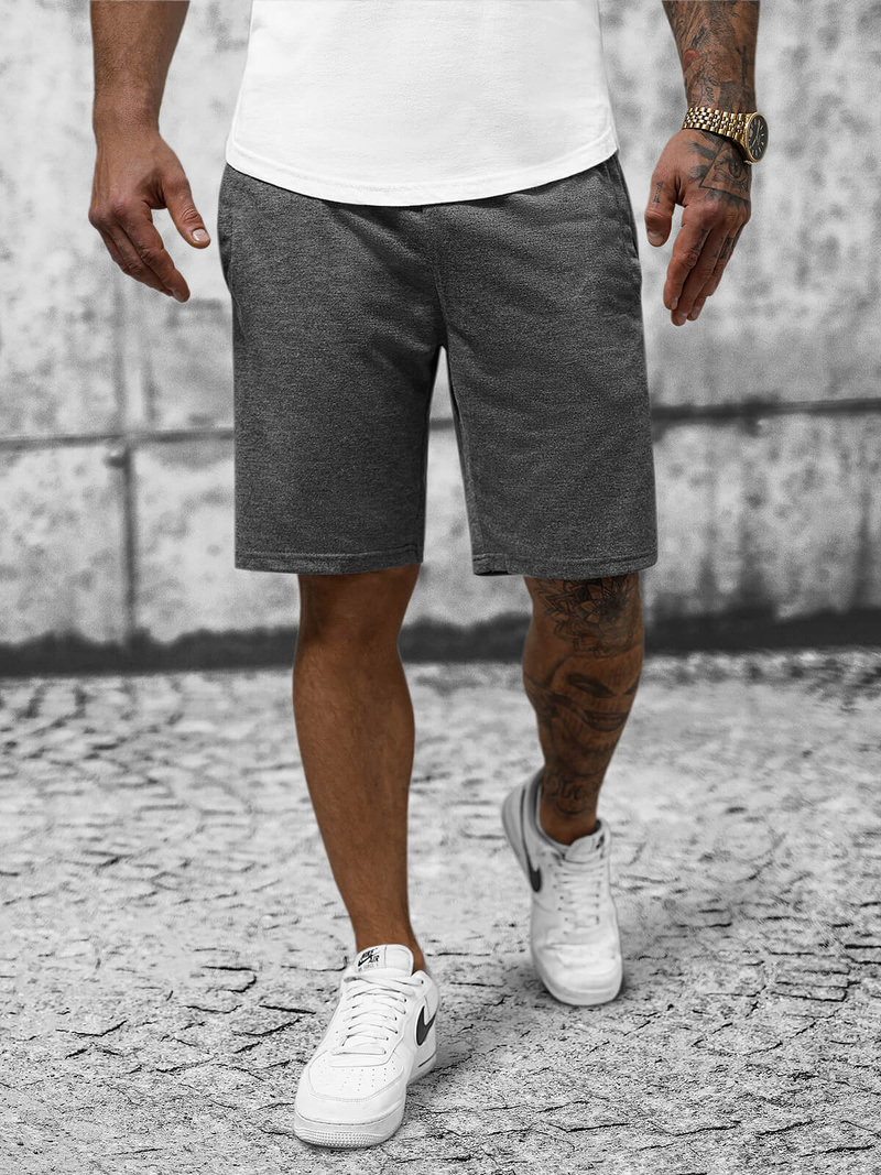 Pánske kraťasy grafitové OZONEE JS/8K100/5Z