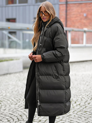 Dámska bunda čierna OZONEE JS/5M3163/392Z