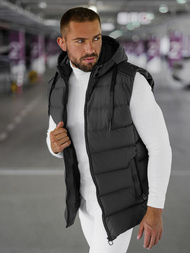 Pánska Vesta Grafitová OZONEE JS/57M7507/105Z