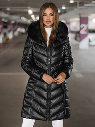 Dámska bunda čierna OZONEE JS/16M9100/392Z