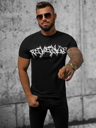 Pánske Tričko Čierne OZONEE NB/MT3027