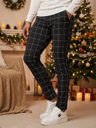 Pánske Chino Nohavice Čierne OZONEE DJ/5505Z