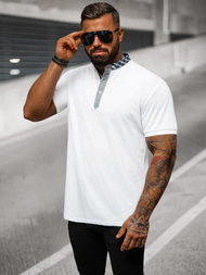 Pánska Polokošeľa Bielé OZONEE O/DA803