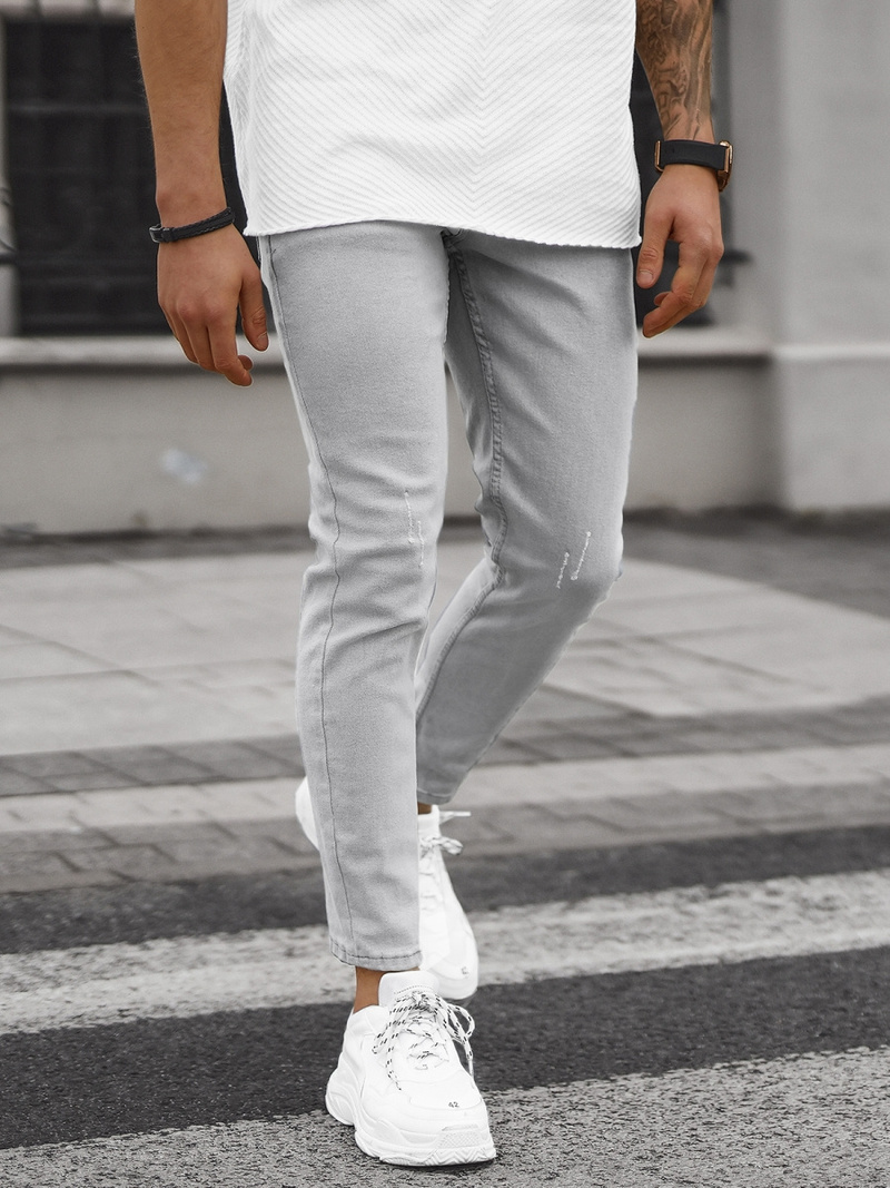 Pánske Rifle Sivé OZONEE DO/2438