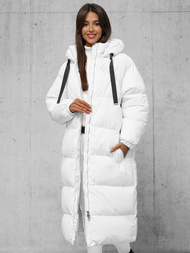 Dámska bunda biela OZONEE JS/5M3163/281Z