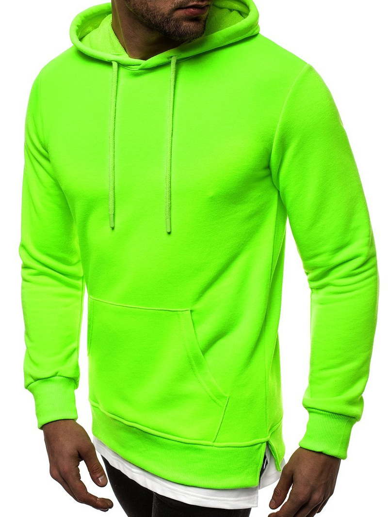 Pánska Mikina zelená neón OZONEE MACH/3120