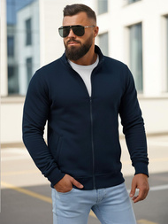 Pánska Mikina Námornícka modrá OZONEE JS/2002