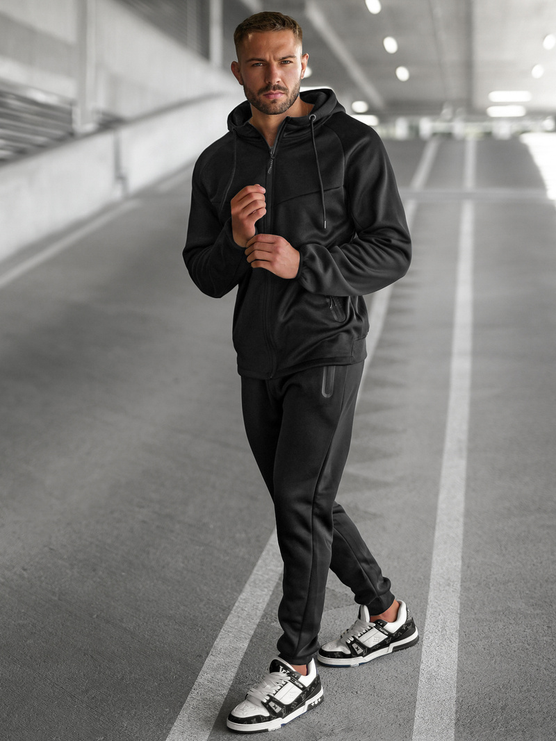 Pánska Tepláková Súprava Čierny OZONEE JS/8C1967/3