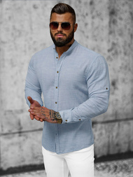 Pánska Košeľa Modrá OZONEE O/V28