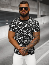 Pánske Tričko Čierne OZONEE JS/8T1205/3