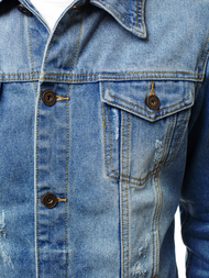 Pánska Riflová bunda Modrá OZONEE V/19276