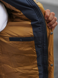 Pánska Bunda Námornícka Modrá OZONEE N/7330Z