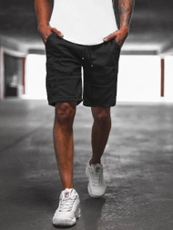 Pánske Kraťasy Čierne OZONEE O/WW20016/1