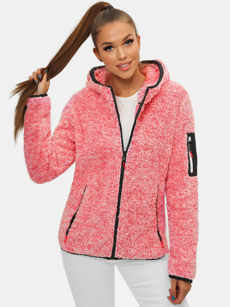 Dámska Bunda Červená OZONEE JS/KSW7002