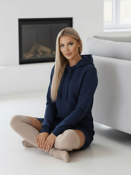 Dámska Mikina Námornícka modrá OZONEE JS/YS10005/25Z