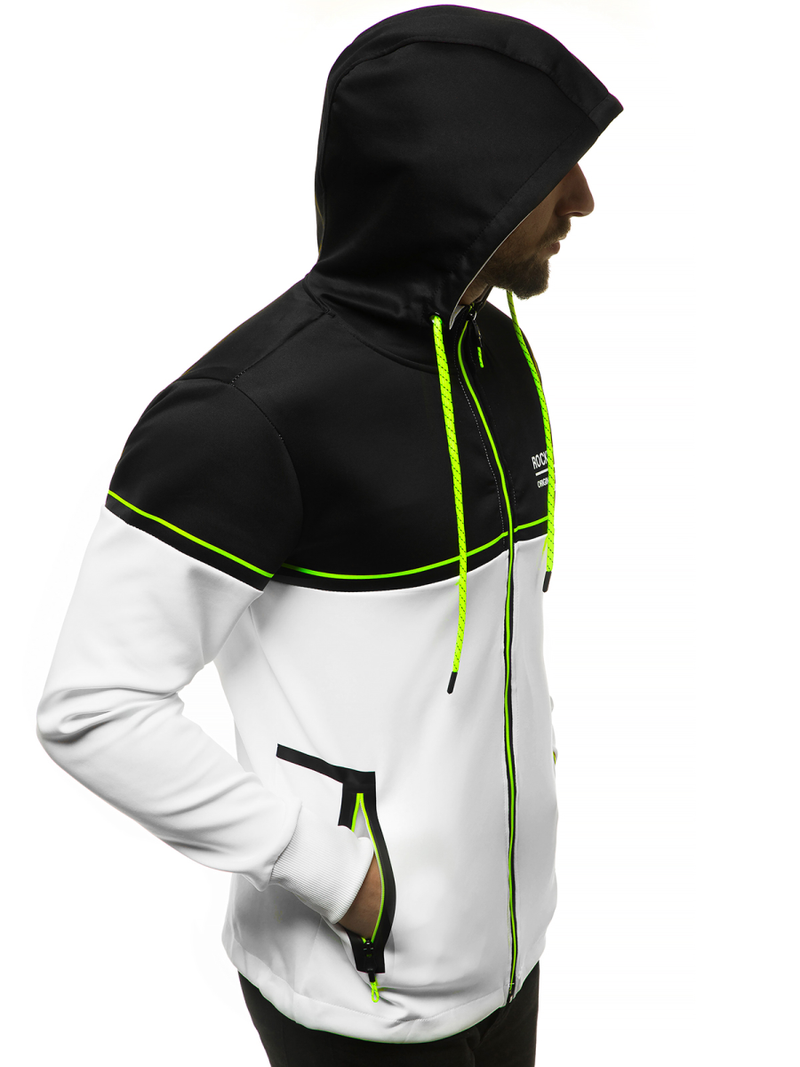 Pánska Mikina Biela OZONEE JS/DD20122