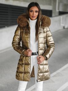 Dámska Bunda Zlato OZONEE JS/16M9120/403Z