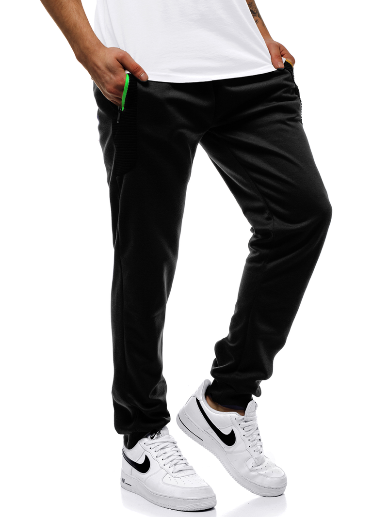 Pánske tepláky Čierne OZONEE JS/JZ11020