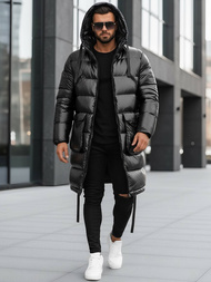 Pánska bunda čierna OZONEE O/M3205Z