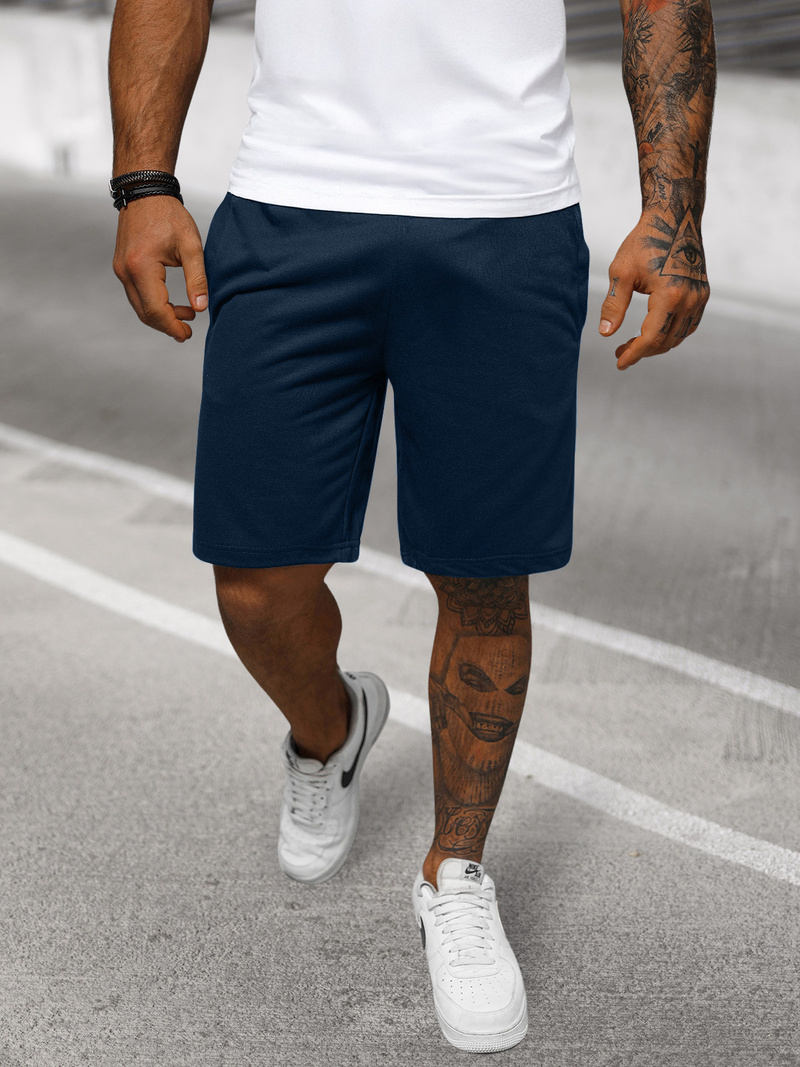 Pánske Kraťasy Námornícke Modré OZONEE JS/8K100/25Z