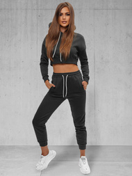 Dámska dvojdielna tepláková súprava Čierna OZONEE JS/8C67/3Z