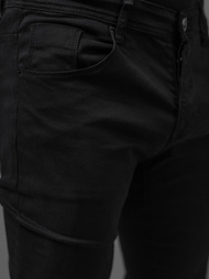 Pánske Chino Nohavice Čierne OZONEE NB/MP0160N