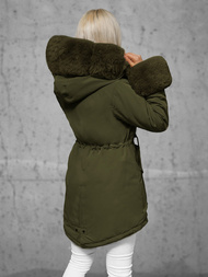 Dámska Zimná Bunda Zelená OZONEE JS/16M9062/136Z