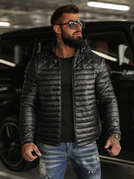 Pánska Bunda Čierna OZONEE JS/16M9328/392BZ