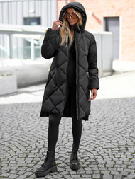 Dámska bunda čierna OZONEE JS/5M3168/392Z