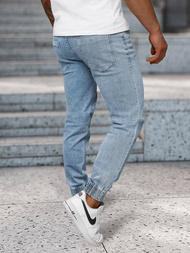 Pánske Jogger Nohavice Svetlo Modré OZONEE NB/MP0272BC