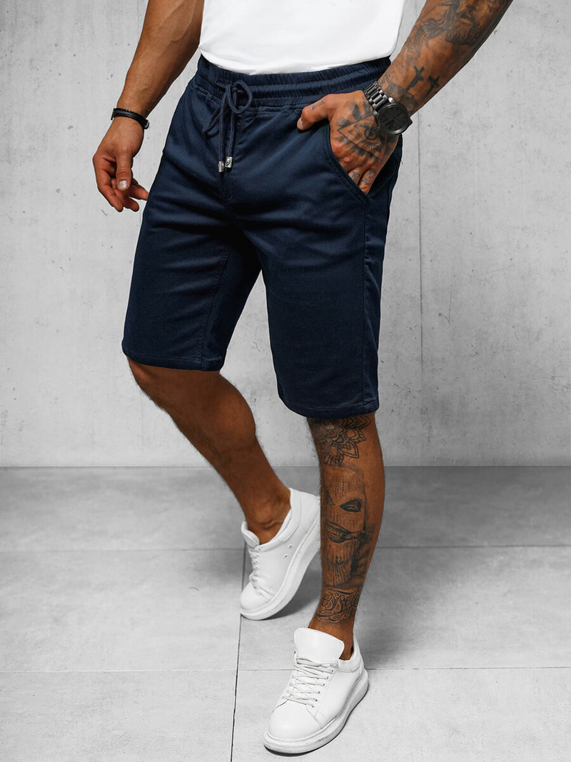 Pánske Chino Kraťasy Námornícke Modré OZONEE NB/MP0266BS