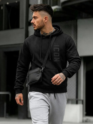 Pánska Mikina Čierna OZONEE JS/8B1973/3