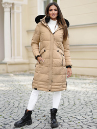 Dámska bunda béžová OZONEE O/W377Z