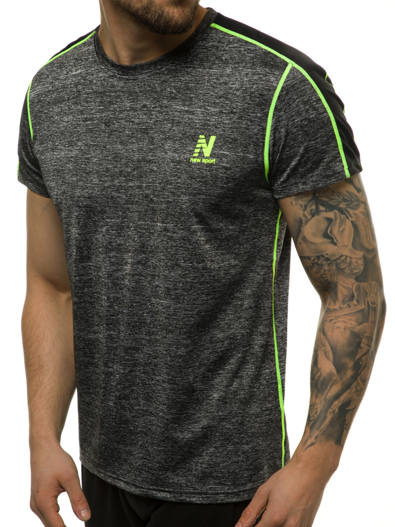 Pánske Tričko grafitové OZONEE JS/KS2103