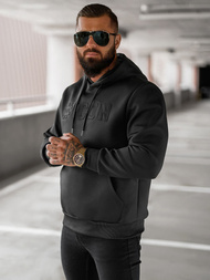 Pánska Mikina Čierna OZONEE JS/27B6502/3Z