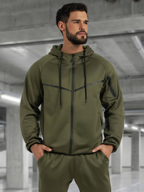 Pánska Tepláková Súprava Khaki OZONEE JS/8C1966/29