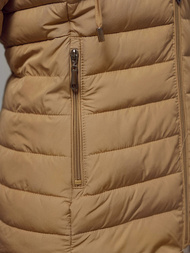 Dámska Bunda Tmavo-Béžové OZONEE JS/16M9103/84