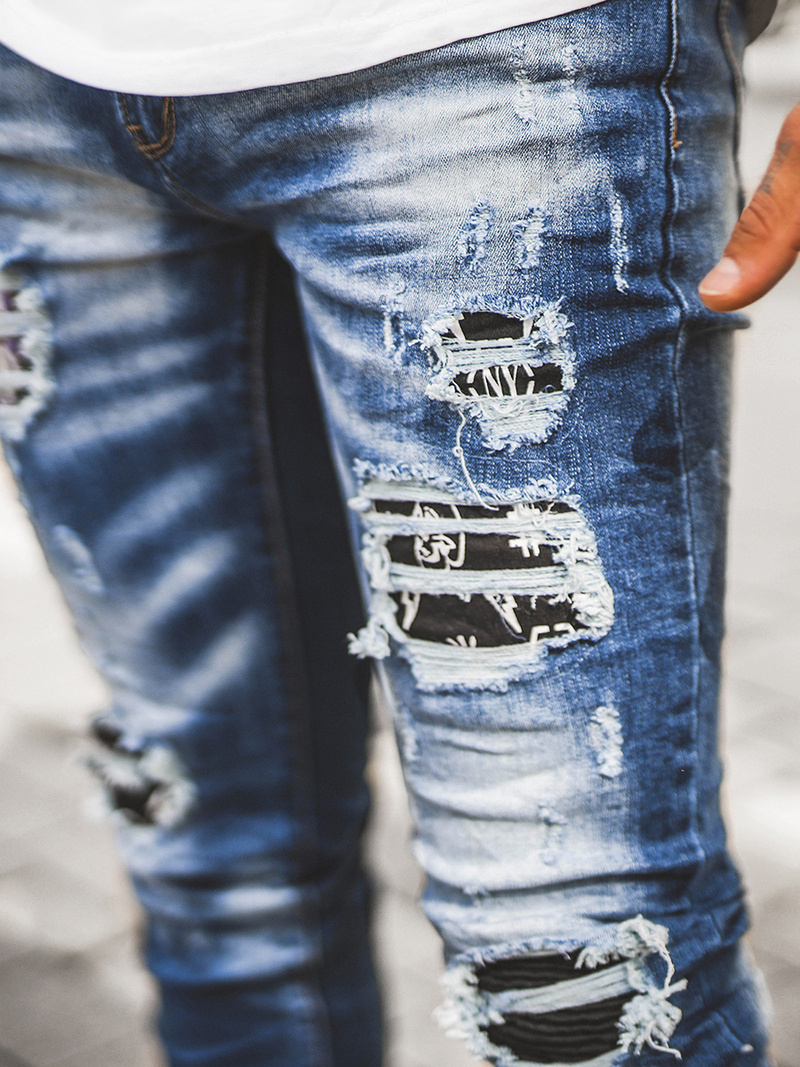 Pánske Rifle Modré OZONEE O/E7802