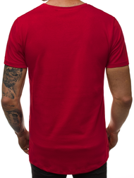 Pánske Tričko Bordové OZONEE O/2309