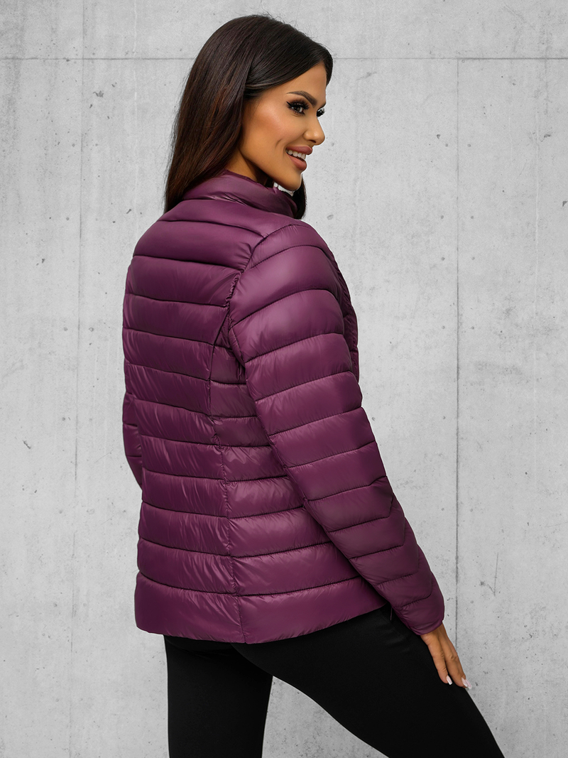 Dámska bunda bordová OZONEE JS/11Z8170Z