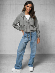 Dámska Bunda Sivé OZONEE O/G118