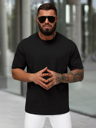 Pánske Tričko Čierne OZONEE JS/67T1298/3