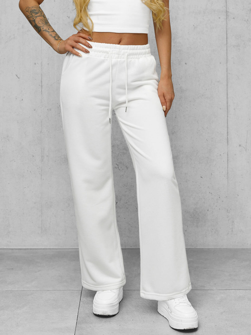 Dámske Tepláky Biele OZONEE JS/92K503/1