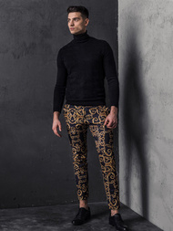 Pánske chino nohavice Námornícke Modré OZONEE DJ/5595