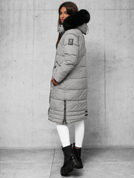 Dámska bunda sivé OZONEE O/W377