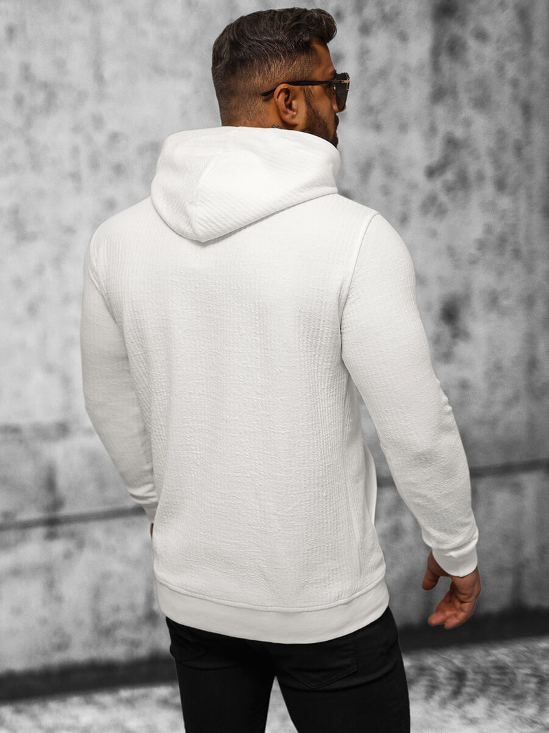 Pánska Mikina Ecru OZONEE O/TB2273