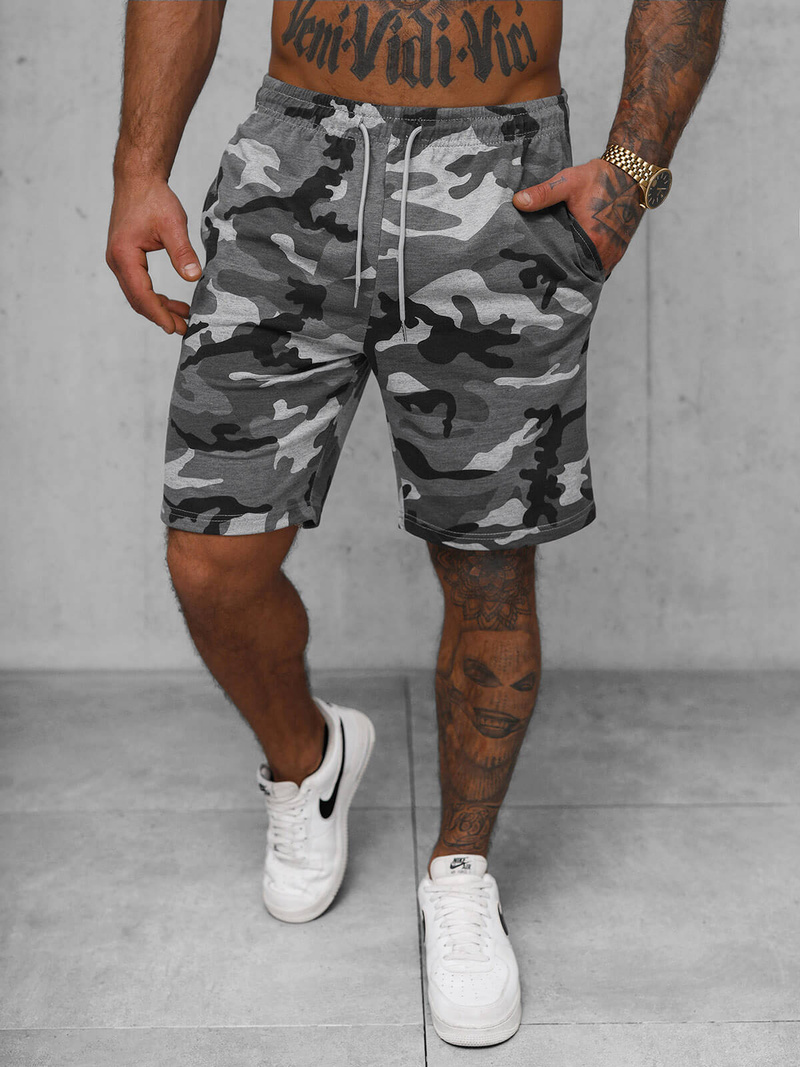 Pánske Kraťasy Sivý OZONEE JS/8K283/2