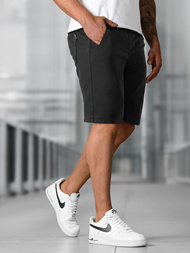 Pánske Chino Kraťasy Čierne OZONEE NB/MP0266NZ